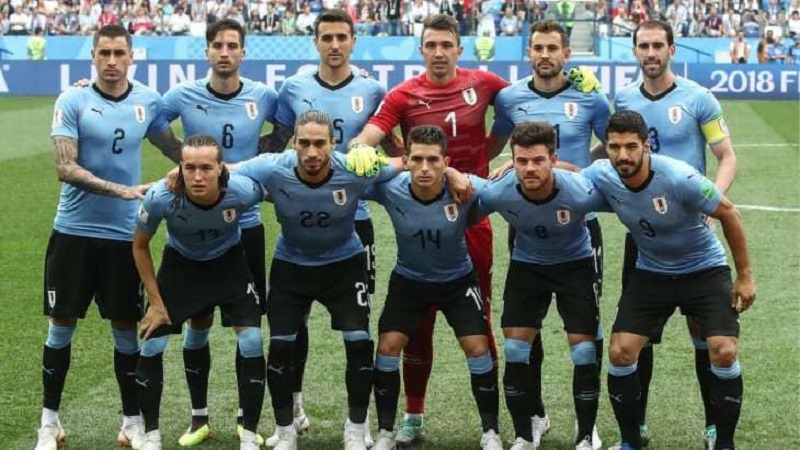 烏拉圭 VS 韓國｜烏拉圭隊照