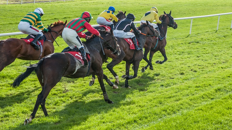 香港賽馬|賽馬選手競爭中